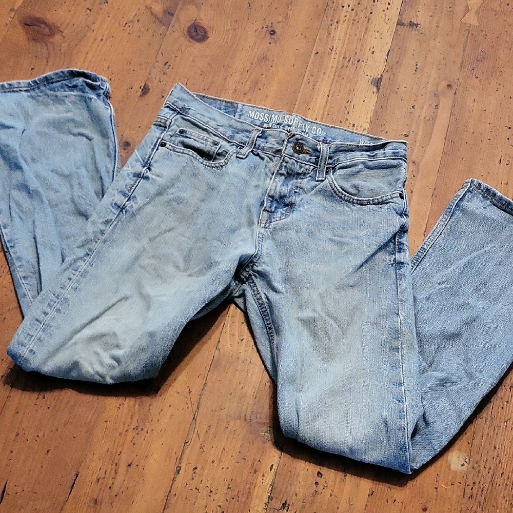 Mossimo Supply Co. Blue Straight Leg Jeans with Vintage Appeal